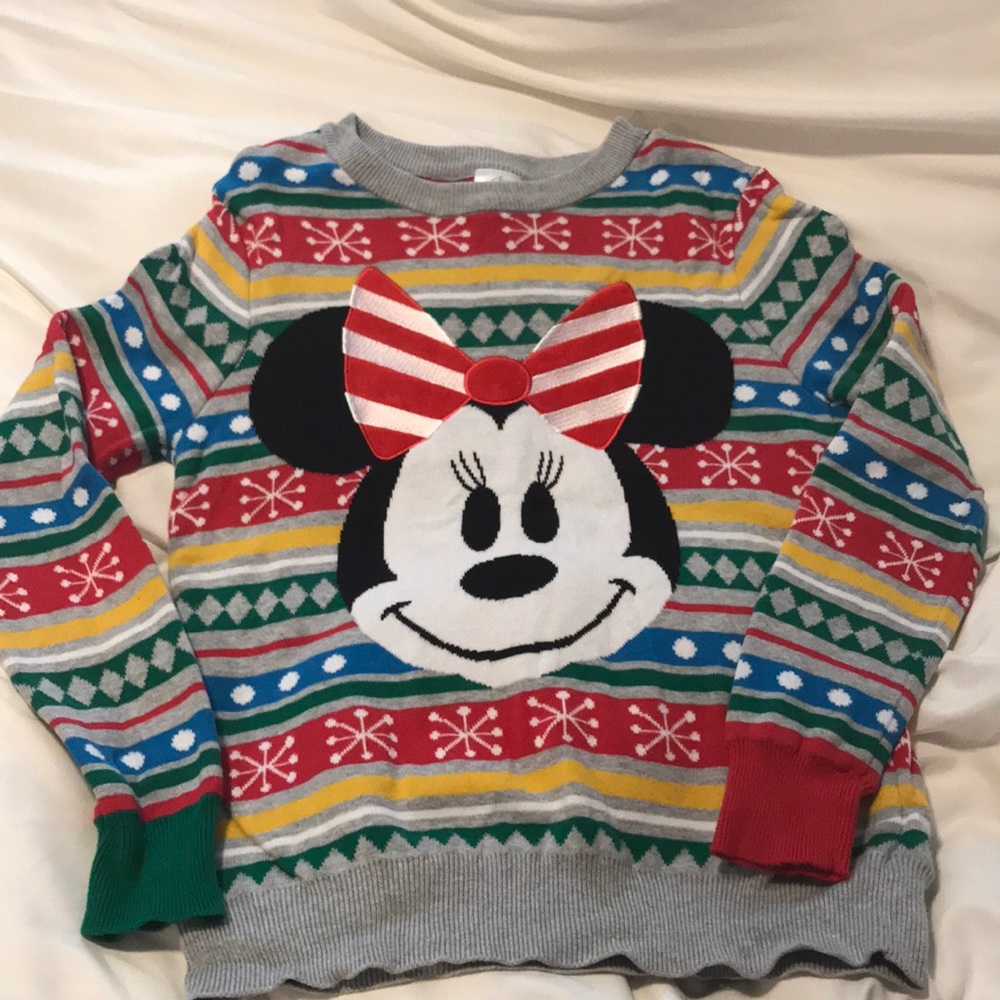 Disneys mini mouse christmas sweater